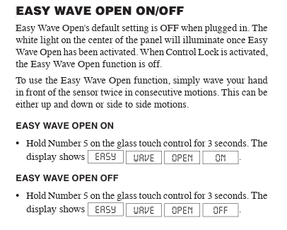 How to Turn On Easy Wave Feature